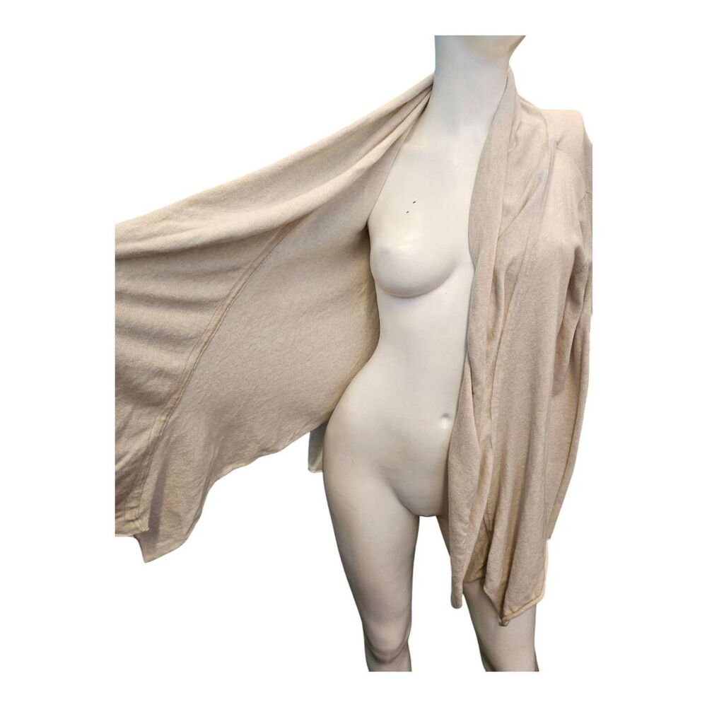 PrAna Cream Cardigan Sweater Womens Size Small Open Drape - Picture 3 of 8